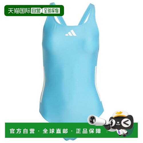 香港直邮ADIDAS 女士泳装 1504471LUCIDCYANWHITE【付后1h可退】