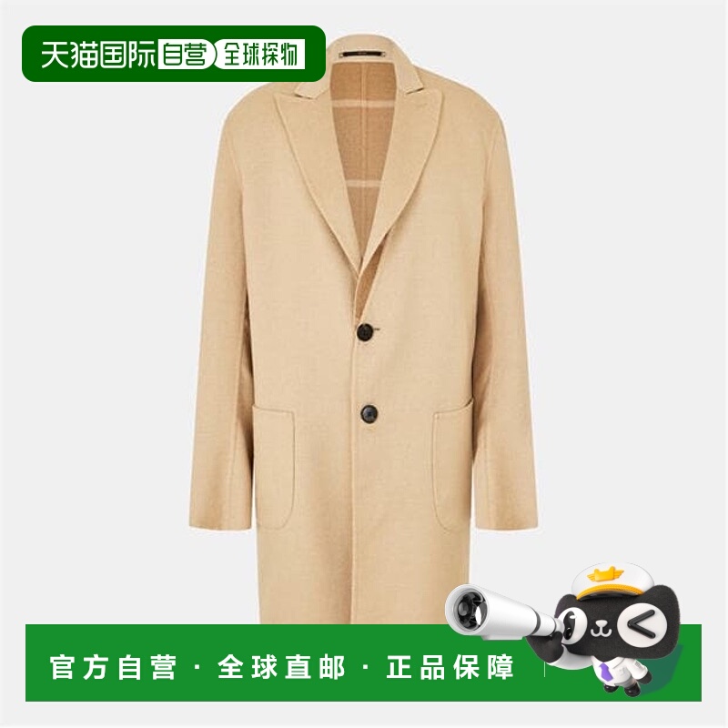 1h可退 香港直邮BOSS 波士 男士 L Henk Df Rvs 正装大衣