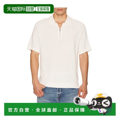 香港直邮THEORY 希尔瑞 男士 短袖拉链Polo衫 Q0484705