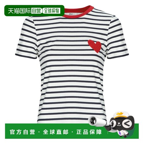 欧洲直邮Only  女装 短袖T恤衫 春夏 多彩 ONLHEART LIFE S/S TEE