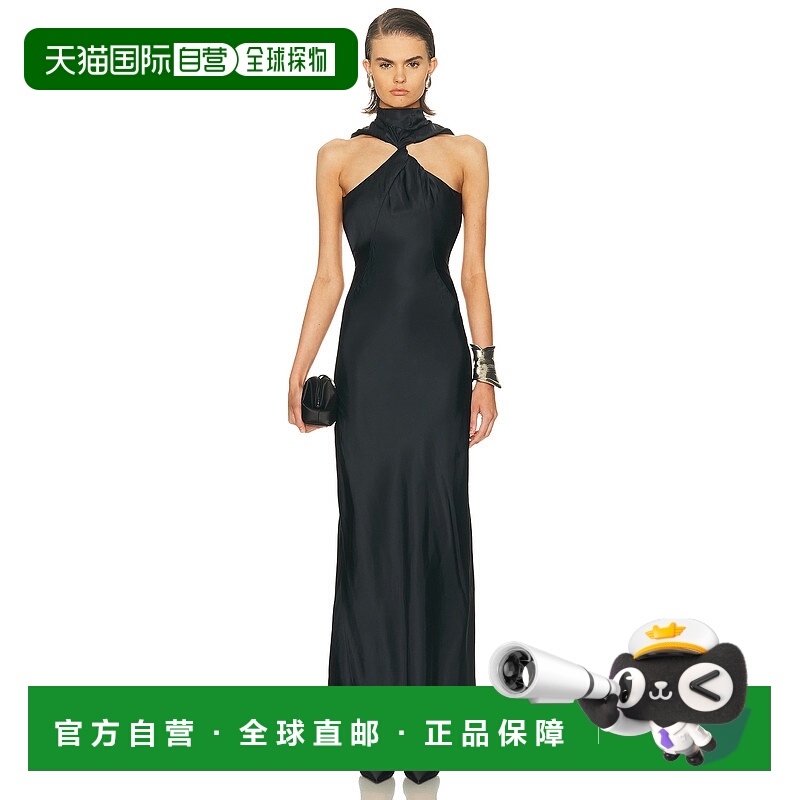 1h可退 香港直邮The Attico 女士 黑色连衣裙 251WCW00222VVV088A