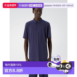 欧洲直邮Arc'teryx始祖鸟 FRAME 男装户外短袖POLO衫