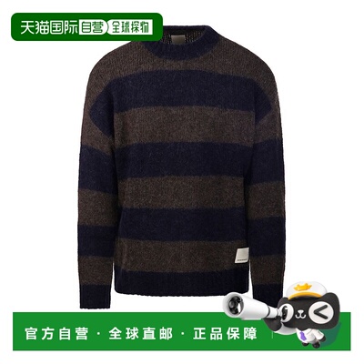 1h可退 香港直邮Emporio Armani 安普里奥 阿玛尼 男士 條紋針織