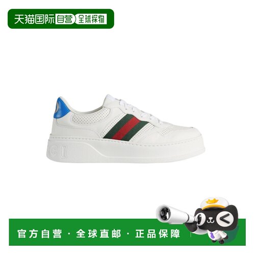 自营1h可退 Gucci 红绿织带细节休闲运动鞋 669698UPG10古驰