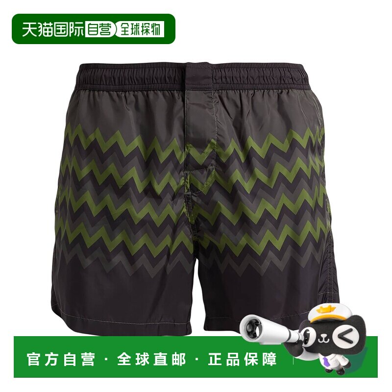 香港直邮MISSONI 米索尼 男士 泳裤 green绿色 舒适时尚短裤