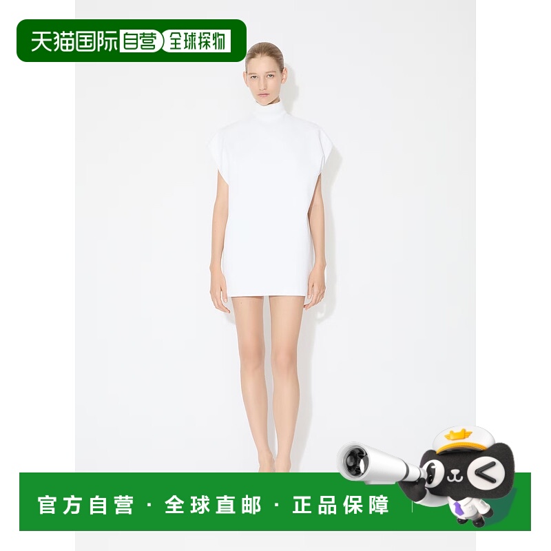 香港直邮Alaia 女士 短袖上衣 AA9H1213K064A white白色 舒适时尚