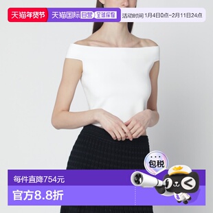 1h可退 香港直邮Simkhai 女士 黑色人造丝混纺上衣 1262206KVIIV