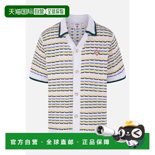 MSP26KW120901 褶裥缝线保龄球针织衬衫 香港直邮Casablanca 男士