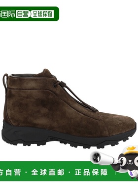 香港直邮Zegna 圆头高帮休闲鞋 LHNVBS5809ZTDM杰尼亚