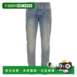 1h可退 香港直邮AMIRI 男士 '3D Bones' 牛仔裤 AMDNSY1132CLAYIN