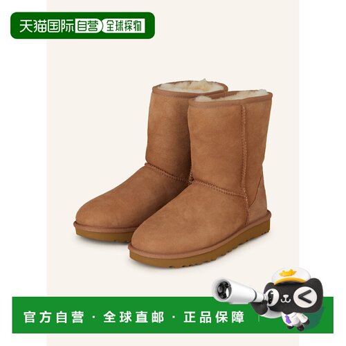 香港直邮UGG 女士靴子 100279659715000 CO 酒红色 Boots CLASSIC