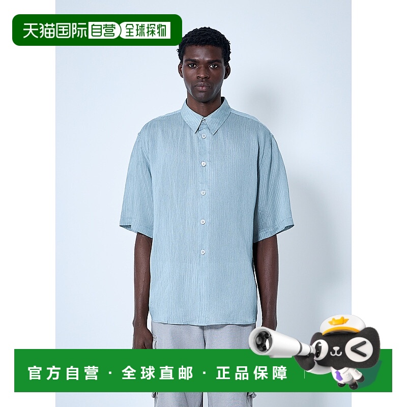 1h可退 香港直邮Our Legacy 男士 Beyond 衬衫 M2252BG blue蓝色