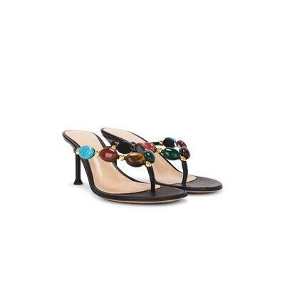 美国直邮Gianvito Rossi 吉安维托 罗西 女士 Flip Flop 鞋跟凉鞋