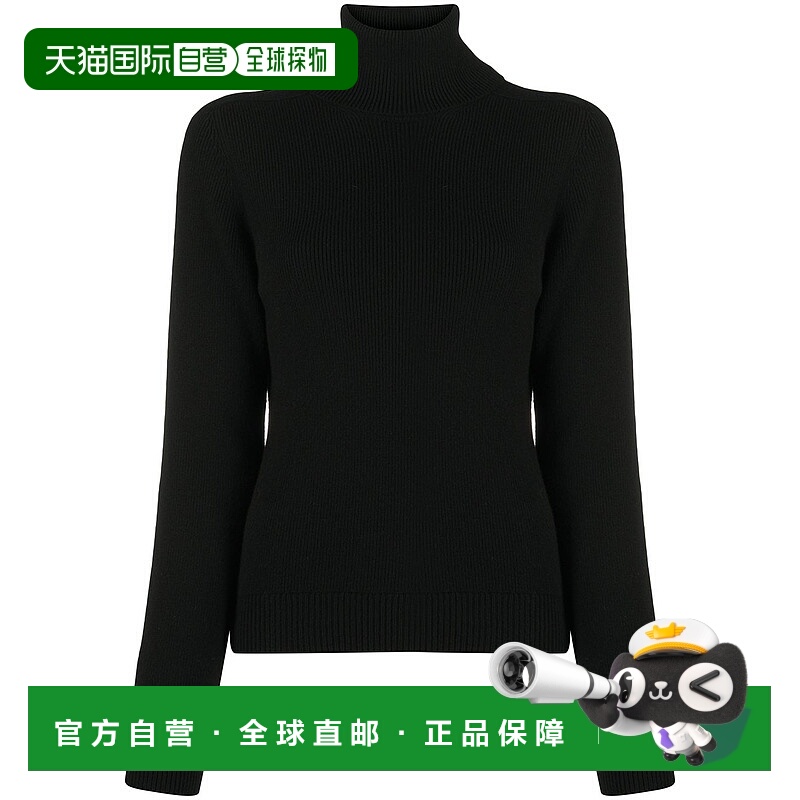1h可退 香港直邮Saint Laurent 圣罗兰 女士 羊绒高翻领毛衫 6333