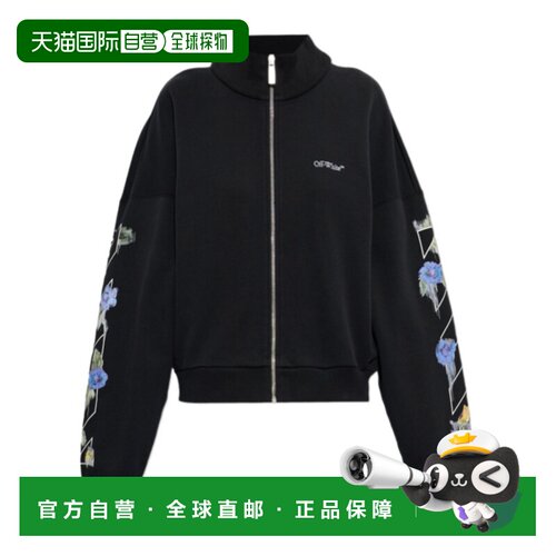香港直邮OFF-WHITE 女士卫衣 2FE00507TW036 AW2026 黑色 长袖拉