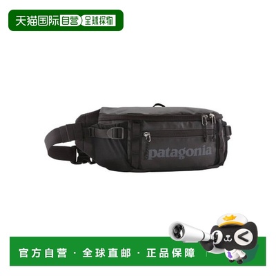 自营欧洲直邮PATAGONIA BLACK HOLE黑色再生聚酯防水腰包男女通用