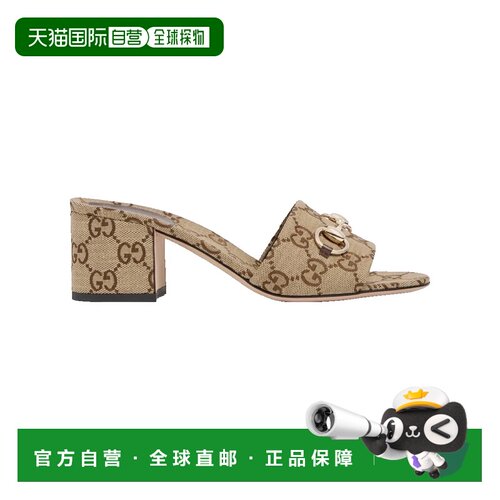 Gucci 古驰 女士 GG 布织凉拖 8548829SF10凉鞋高 【付后1h可退】