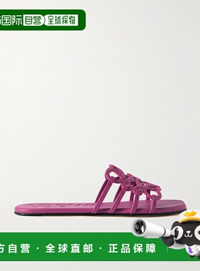 香港直邮LOEWE 罗意威 女士 + Paula's Ibiza Anagram 花瓣皮质凉