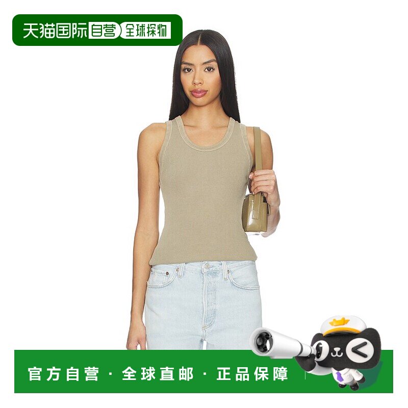 香港直邮AGOLDE 女士 深红花性感背心上衣 A7368B1260