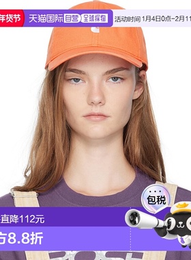 1h可退 香港直邮CARHARTT WIP 女士 橙色 Madison Logo 棒球帽 I0