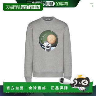 印花圆领卫衣 23FW 香港直邮VALENTINO Men长袖 99新未使用