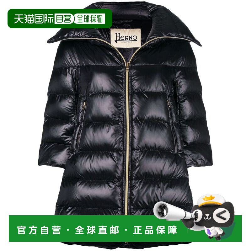香港直邮HERNO 女士外套 12017ZPI0001DIC9300 CO 黑色 HERNO OUT