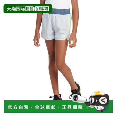 美国直邮adidas 阿迪达斯 女童 Clrblock S24 WVN Pacer Short 短