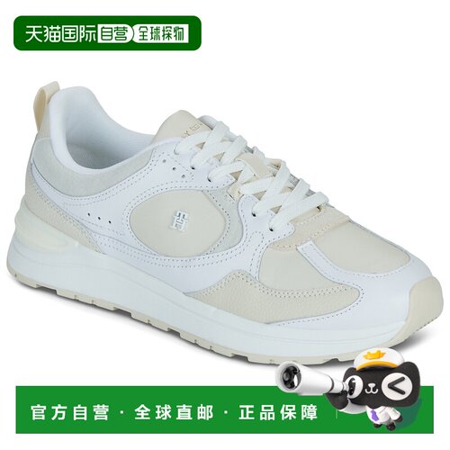 欧洲直邮Tommy Hilfiger鞋子女低帮板鞋米色CASUAL FASHION RUNNE