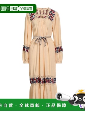 1h可退 香港直邮SEA 海洋 女士 真丝连衣裙 beige米色 舒适时尚