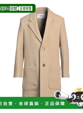 香港直邮Ami Paris 男士 大衣 Beige米色 时尚舒适外套男装
