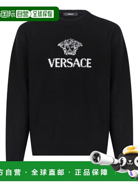 香港直邮VERSACE 男士卫衣 SS2026 10218021A170271B000黑色长袖