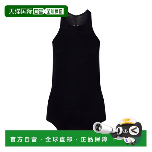 1h可退 Rick Owens 工字背修身连体背心 RP02F5101MR09连体衣