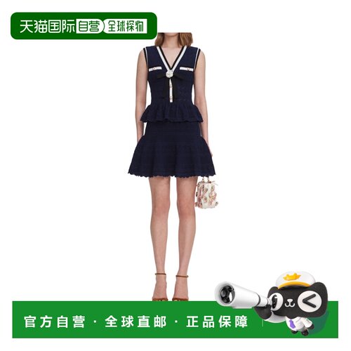 1h可退 Self-Portrait 荷叶边连衣裙 PF26075S
