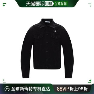 男士 图案印花牛仔外套 White 香港直邮Off OMYE054R21DEN001