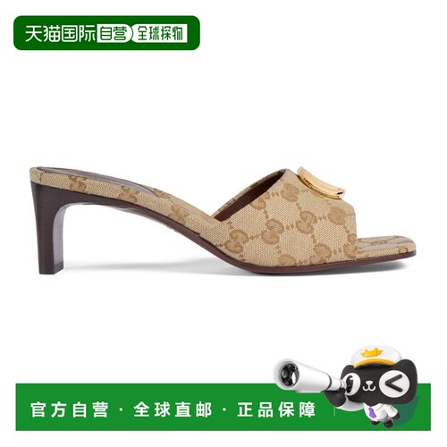 自营欧洲直邮GUCCI古驰 Generation Gucci女士沙色/棕色GG帆布双G