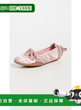 1h可退 香港直邮Acne Studios 艾克妮 女士 绑带绸缎平底鞋