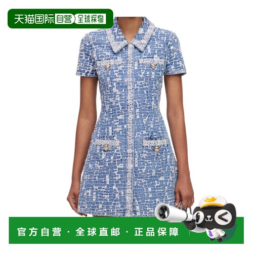 香港直邮SELF-PORTRAIT 女士连衣裙 AW26801SABL AW2026 蓝色