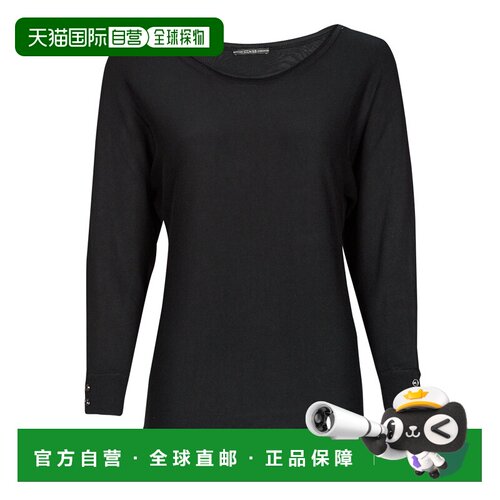欧洲直邮Guess 女衣服 套头衫卫衣 黑色 冬天 ADELE BAT SLEEVE