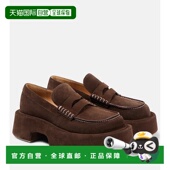 Anderson 女士 绒面革防水台乐福鞋 香港直邮J.W. 001259皮鞋 厚底