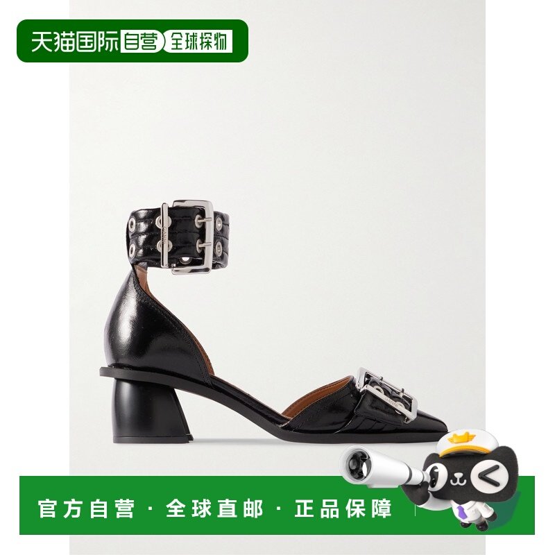 1h可退 香港直邮GANNI 甘尼 女士 柔美搭扣鞋面镂空高跟鞋 S2891,女鞋,浅口单鞋,淘宝优惠券,粉丝福利购,淘宝优惠卷