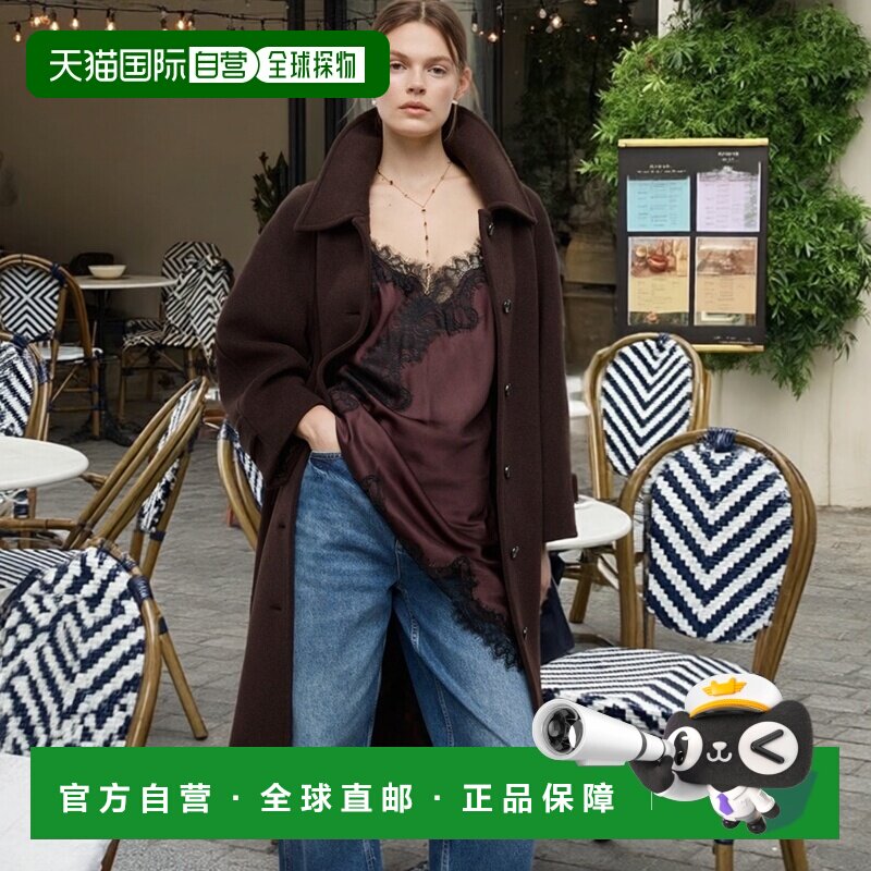 自营欧洲直邮Mango芒果 女士金色吊坠长项链