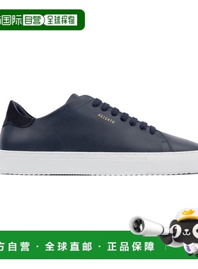 欧洲直邮Axel Arigato 23新款 Clean 90系列男士深蓝色皮革运动鞋