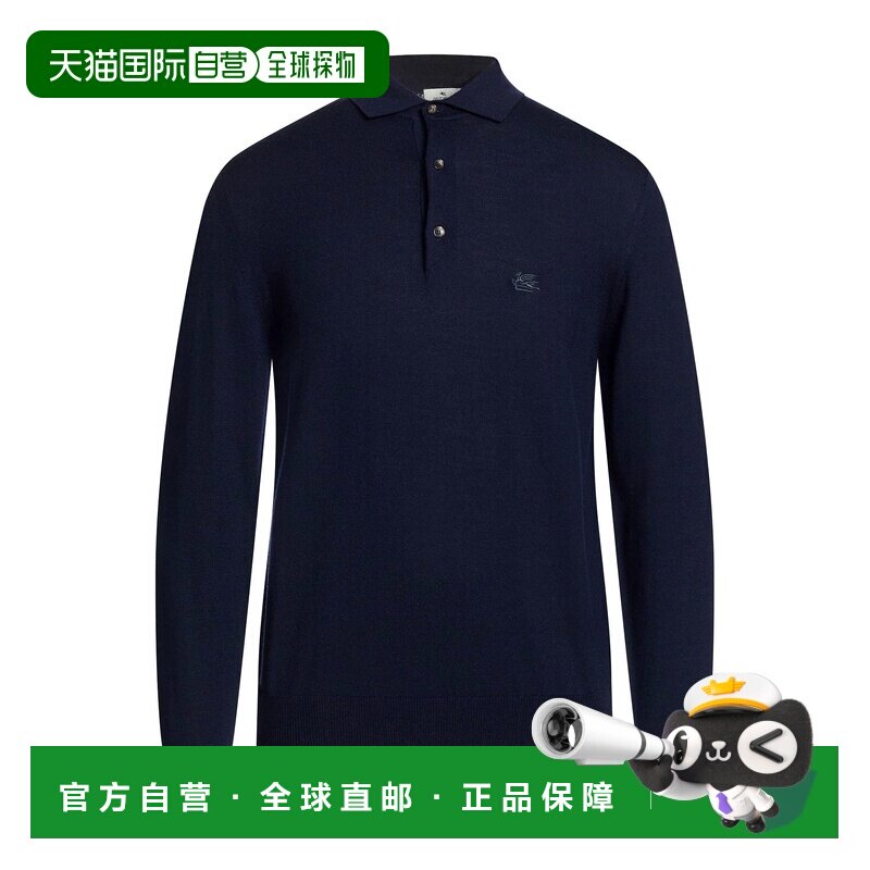 香港直邮Etro 艾特罗 男士 毛衣 blue蓝色 舒适时尚