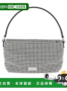 香港直邮Self-Portrait 水钻小号HOBO单肩包 SS24-305SIL斜挎包