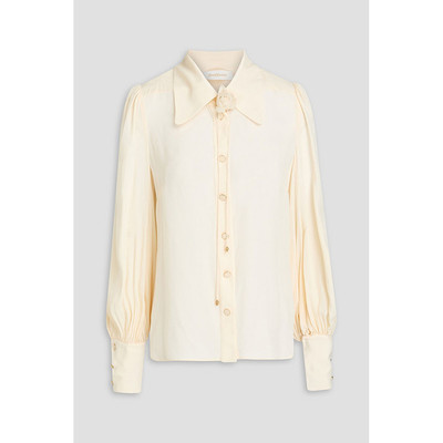 香港直邮ZIMMERMANN 女士 花朵装饰双绉衬衫 5817TRMATC