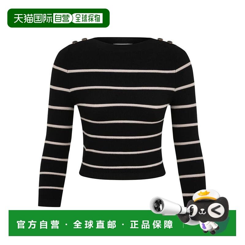 香港直邮ZIMMERMANN 女士 碎条纹短款上衣 2194TR251,女装/女士精品,T恤,淘宝优惠券,粉丝福利购,淘宝优惠卷