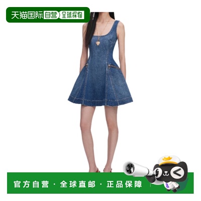 1h可退 香港直邮SELF-PORTRAIT 女士连衣裙 SS26813SBL SS2026 蓝