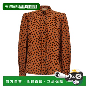 香港直邮valentino 华伦天奴 女士 波尔卡圆点印花衬衫 B0AB8E2A6