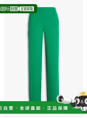 1h可退 香港直邮Valentino 华伦天奴 女士 真丝绉纱阔腿裤 B3RB59