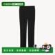 男士 子男装 黑色羊毛隐形拉链长裤 裤 直筒裤 自营欧洲直邮YSL圣罗兰